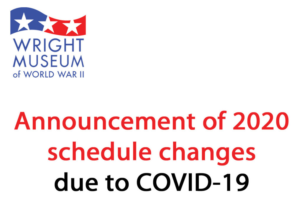 Image stating the post is about an announcement of schedule changes due to COVID-19